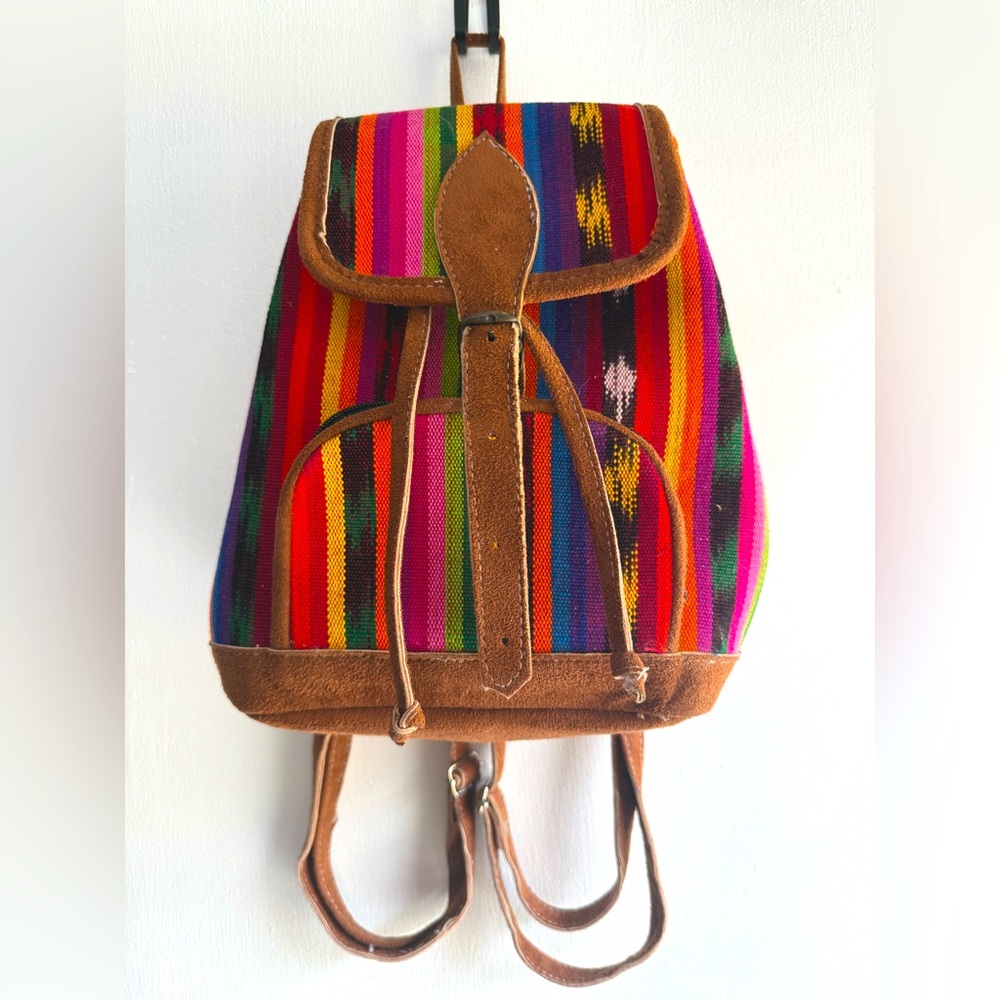 Handmade Mini Backpack 🩷 Multicolor